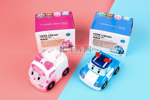 美妝用品棚拍兒童面霜臉部護理卡通攝影圖配圖高清攝影大圖 千庫網